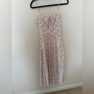 Floral Spaghetti Strap Dress